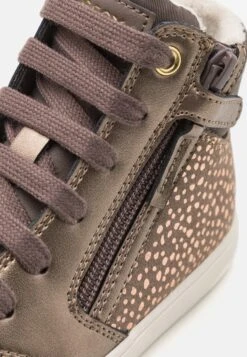 Geox Gisli Girl Warm - Baskets Montantes - Smoke Grey/Gold -Geox 0bd8c48d43404d39b86c949b1306477c