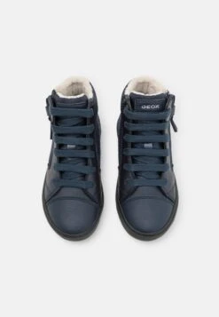 Geox Gisli Girl Warm - Baskets Montantes - Navy/Silver -Geox 0d803fc4b45b40b7ba599baf74ed4569
