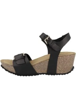 Geox D Diantha - Sandales Compensées - Black