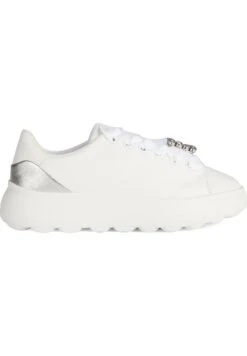 Geox D Spherica - Baskets Basses - White Silver