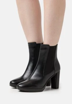 Geox Walk Pleasure - Bottines À Talons Hauts - Black