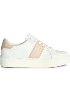 Geox D Skyely - Baskets Basses - White Nude