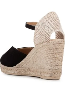 Geox D Gelsa - Sandales Compensées - Black -Geox 237ddfd933704bba8c51c8122293fbef