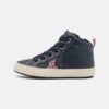 Geox Kalispera Girl - Baskets Montantes - Navy/Dark Pink