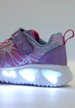 Geox Assister Girl Lights - Baskets Basses - Light Violet/Watersea -Geox 265aafe2064249bf8b8853848e87afd8