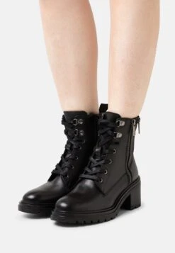 Geox Damiana - Bottines À Lacets - Black