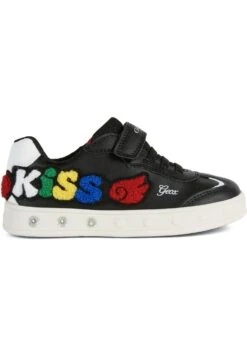 Geox J Skylin - Baskets Basses - Black Red