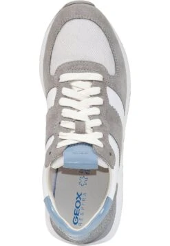 Geox D Spherica Vseries - Baskets Basses - Light Grey White -Geox 2df548bec7ca450da95a16dbbf89639b