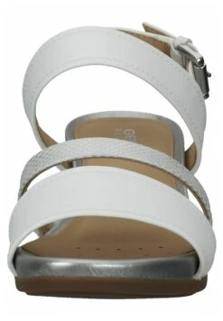 Geox Sandales Compensées - White Silver -Geox 31668bef9b62420ca9f186bcec21136c
