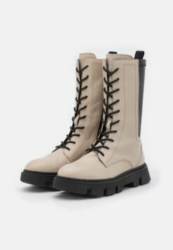 Geox Vilde - Bottes À Lacets - Taupe/Black -Geox 31fd752f5c95454cbe6cb5643d750c27