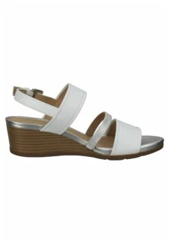 Geox Sandales Compensées - White Silver -Geox 3225c23d86ae4c2fbb5c00a2617fd2dd