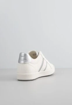 Geox D Blomiee F - Baskets Basses - Optic White/Silver -Geox 3fef96a10fd046b489003e4569e5c3e9