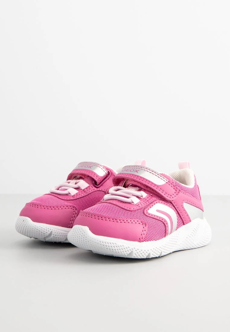 Geox Baskets Basses - Fuchsia/Silver 2 Geox Baskets Basses - Fuchsia/Silver – Image 2