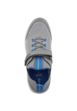 Geox J Spherica Unisex - Baskets Basses - Grey / Light Blue -Geox 45408e8c1a074eaa9c0f10f1b2c17b81