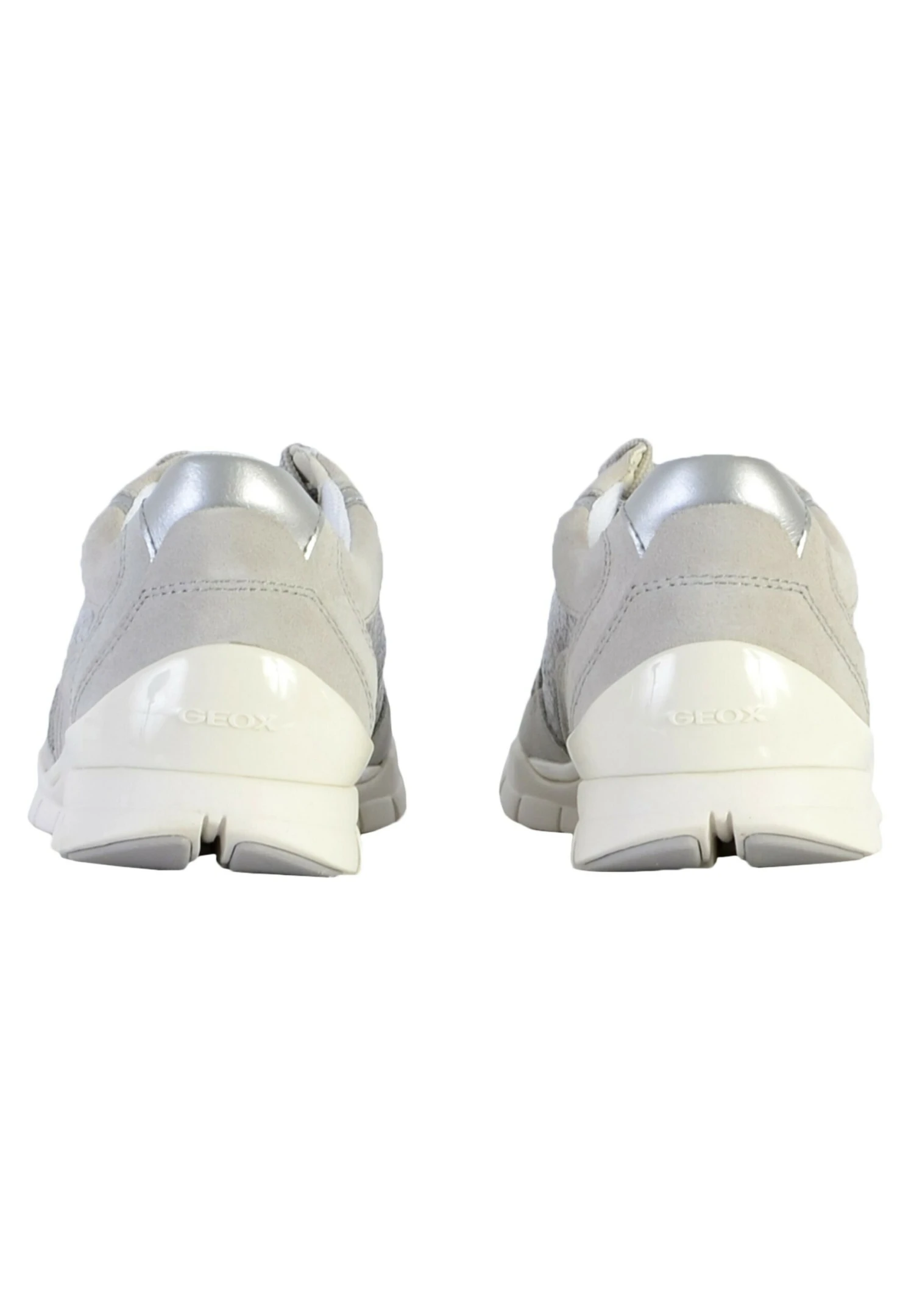 Geox Baskets Basses - Gris Argent 2 Geox Baskets Basses - Gris Argent – Image 2