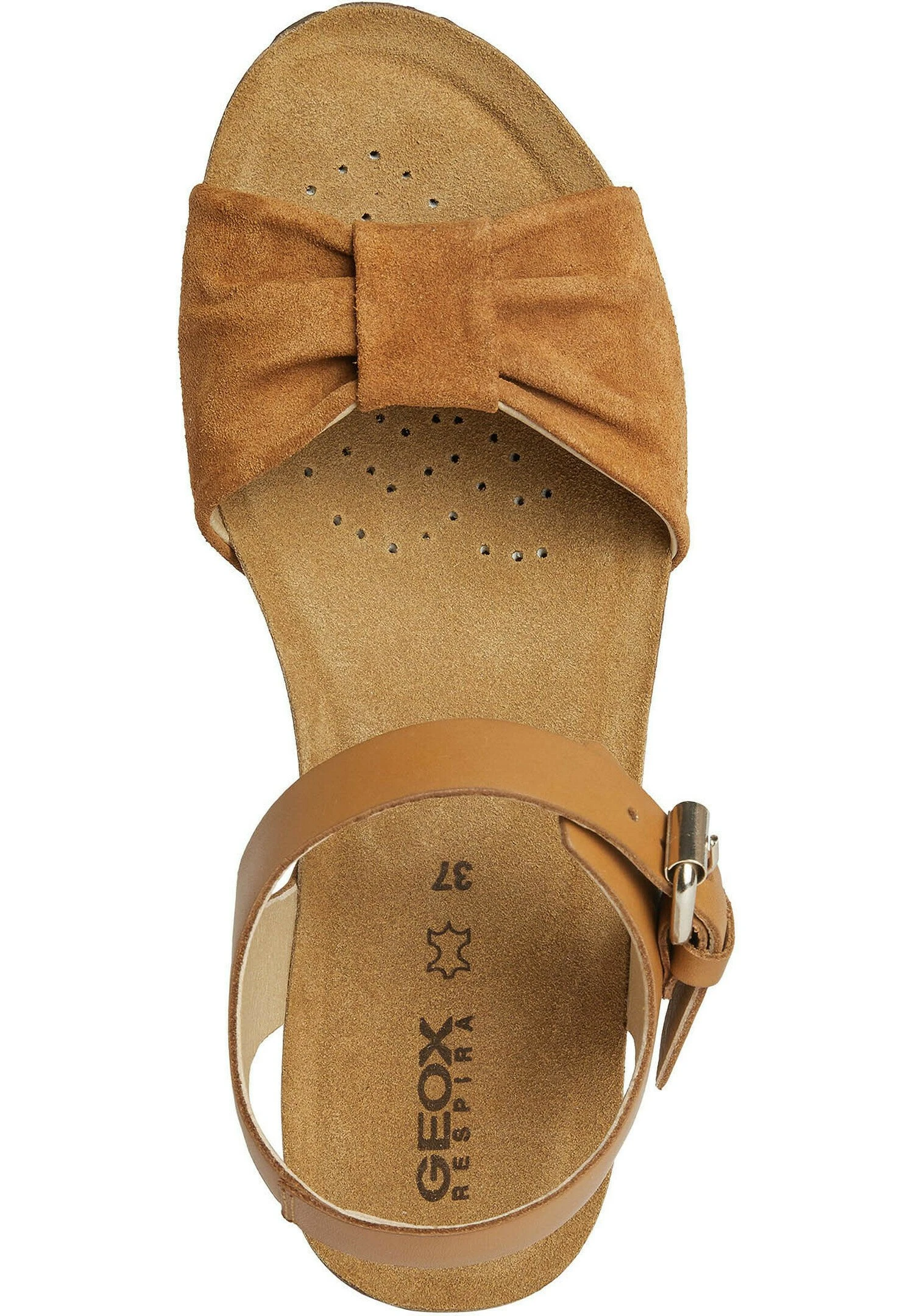 Geox D Diantha - Sandales Compensées - Cognac 3 Geox D Diantha - Sandales Compensées - Cognac – Image 3