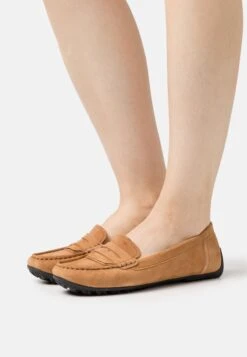 Geox D Kosmopolis + Grip - Mocassins - Camel