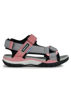 Geox Jr Borealis - Sandales De Randonnée - Black/Grey