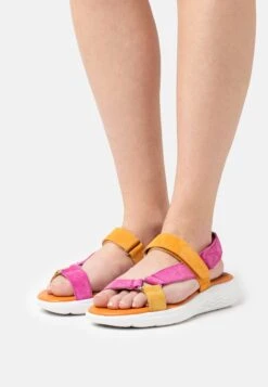 Geox D Spherica Ec5W - Sandales À Plateforme - Fuchsia/Orange