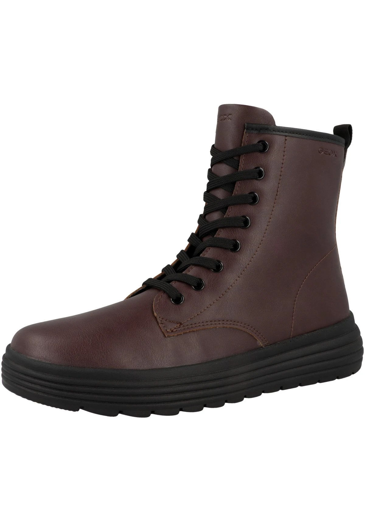 Geox Bottines À Lacets - Dark Burgundy 2 Geox Bottines À Lacets - Dark Burgundy – Image 2