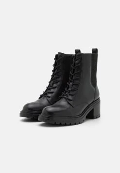 Geox Damiana - Bottines À Plateau - Black -Geox 6329a64450134824b5ecb7427e5782b1