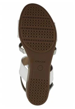 Geox Sandales Compensées - White Silver -Geox 65709e36940a448da05e51fcac90c041