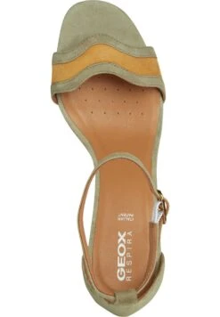 Geox D New Eraklia 80 - Sandales À Talons Hauts - Pistachio Mustard -Geox 6a9eeed658494f6192fb3457fe9df20d