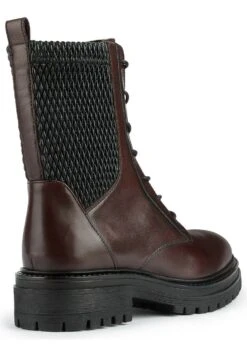 Geox D Iridea - Bottines À Plateau - Bordeaux Black -Geox 759c39ec9ba44e6ab50de5ab340c0e25