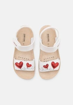 Geox Costarei - Sandales - White/Red -Geox 7bab815867cc4f6c951c8e34dafac1ac
