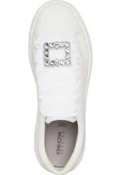 Geox D Spherica - Baskets Basses - White Silver 8 Geox D Spherica - Baskets Basses - White Silver -Geox 8408f0e2b87246f99d2097706a19137d