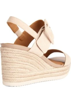 Geox D Ponza - Sandales Compensées - Nude -Geox 8618e7650fa549019dc645ccf1dae1cd