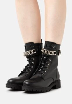 Geox Hoara - Bottes À Lacets - Black