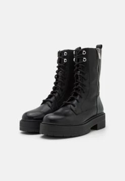 Geox Spherica - Bottes À Lacets - Black -Geox 8abc4b723f734188a2adc4d6f8145c72