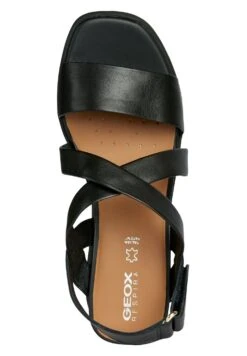 Geox D Spherica Ec6 - Sandales Compensées - Black -Geox 8d6129b1e86241f9bb4b51b6efbcefe5