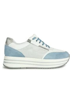 Geox 74 Kency - Baskets Basses - White/Light Sky