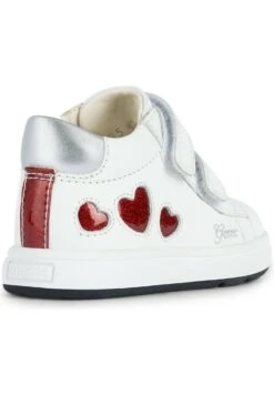 Geox B Biglia - Baskets Basses - White Red -Geox 8f3042670cd1490dacc7402c1e8988c7
