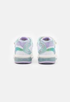 Geox Little Mermaid Ariel Spaceclub Girl Lights - Baskets Basses - White/Watersea -Geox 900f7d4302be47fd859430a762d67ecb