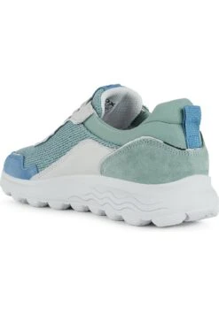 Geox Spherica - Baskets Basses - White Green -Geox 908b45a4057c405b8038e0128fe1f20b