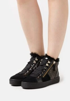 Geox Leelu - Baskets Montantes - Black