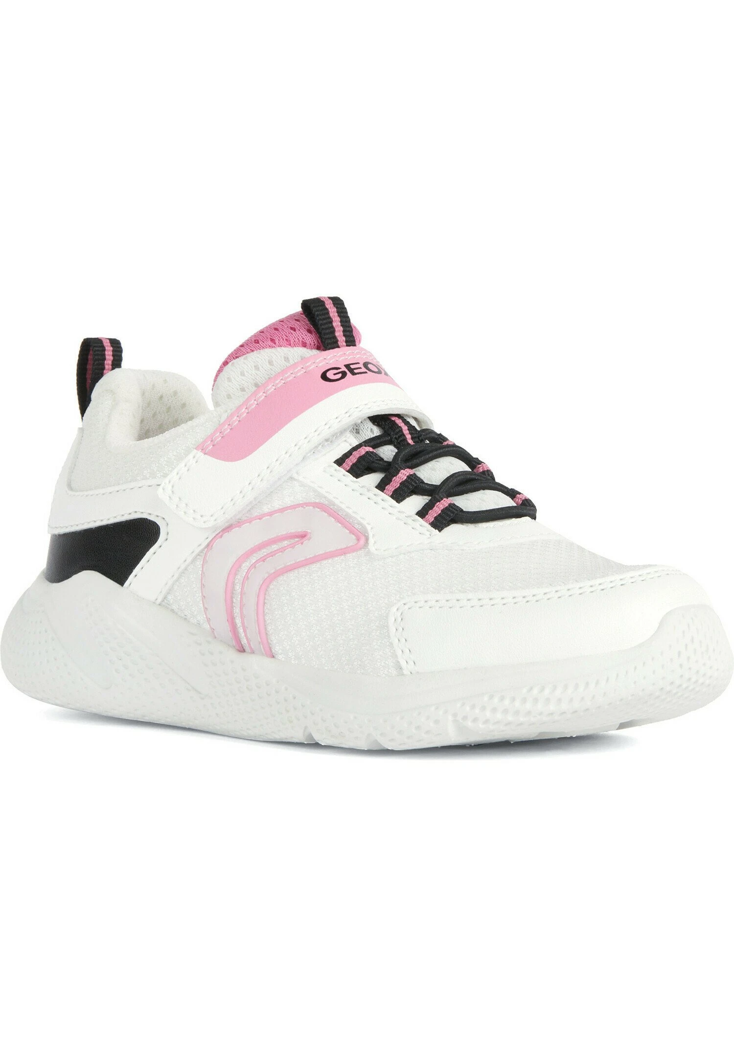 Geox Low Sprintye - Chaussures Premiers Pas - White/Fuchsia 2 Geox Low Sprintye - Chaussures Premiers Pas - White/Fuchsia – Image 2