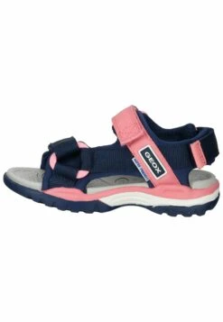 Geox Sandales De Randonnée - Navy Lt Coral Cfq