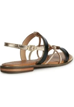 Geox D Sozy Plus - Sandales - Black Light Gold -Geox 989771c4b2e54e9ab0f146524bef19b9
