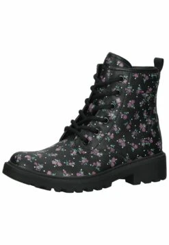 Geox Stiefelette - Bottines À Lacets - Schwarz
