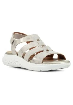 Geox D Spherica Ec5W - Sandales Compensées - Light Taupe