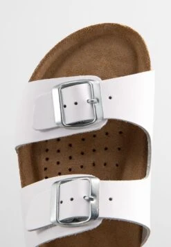 Geox Brionia - Mules - White -Geox a919ec8f8cf845a89ef0f4c004d77367