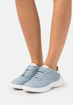 Geox D Fluctis - Baskets Basses - Light Sky/White