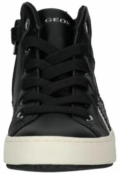 Geox Baskets Montantes - Schwarz Dk Silver -Geox ac06888f48fc4ba883e715e62e9216b9