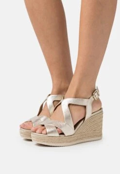 Geox Ponza - Sandales À Talons Hauts - Light Gold