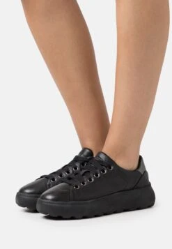 Geox Spherica - Baskets Basses - Black/Gun