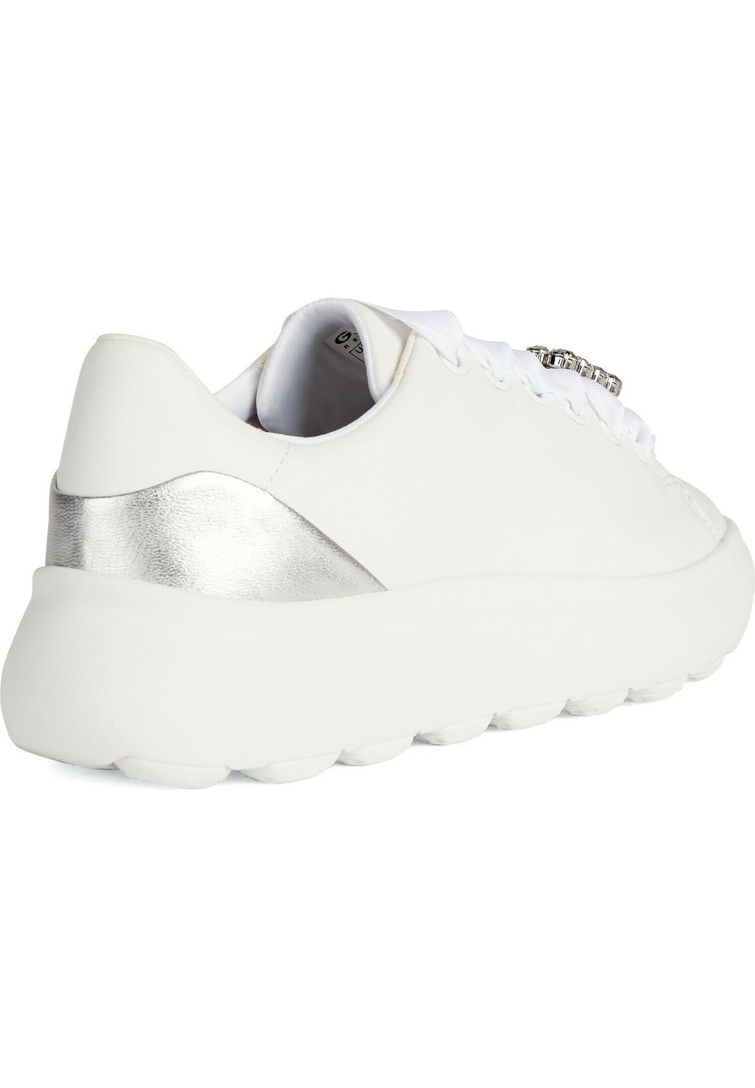 Geox D Spherica - Baskets Basses - White Silver 6 Geox D Spherica - Baskets Basses - White Silver – Image 6